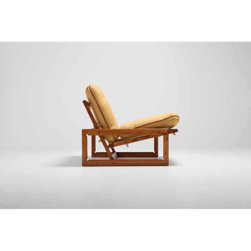 Pair of vintage lounge chairs Carlotta by Afra & Tobia Scarpa for Cassina 1960s