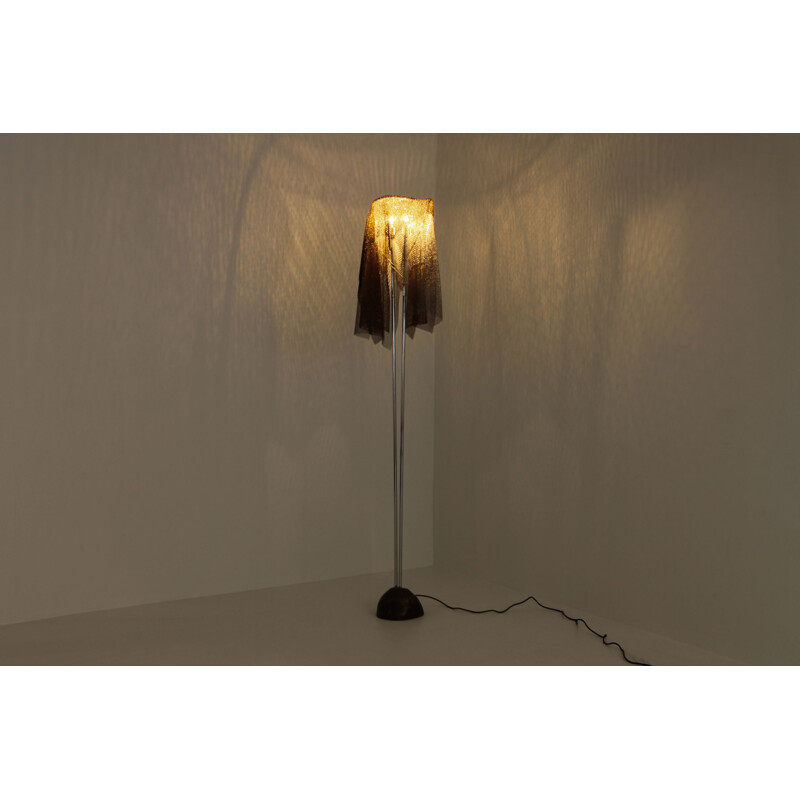 Vintage floor lamp Chain Mail by Toni Cordero for Artemide