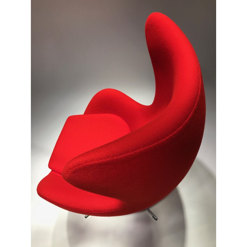 Vintage Egg Chair & Ottoman edition Fritz Hansen Design Arne Jacobsen 2010 