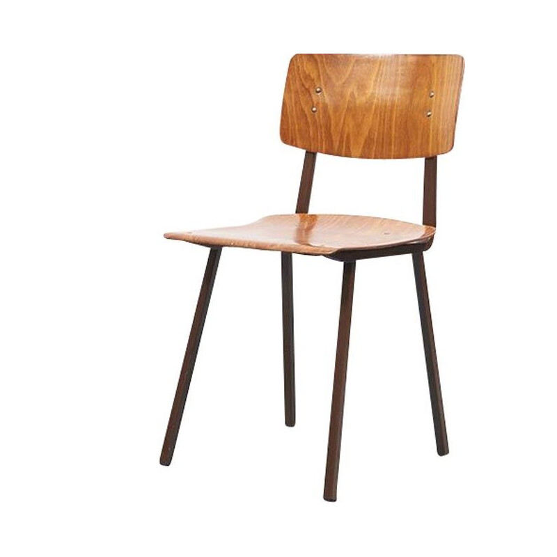 Vintage Kwartet oak chairs by Marko 1960s