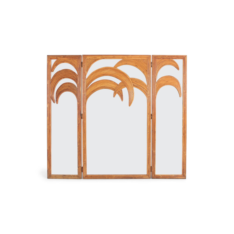 Vintage screen & room divider Vivai del Sud Tropicalist 1970s