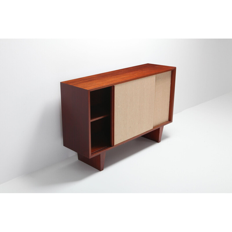 Vintage cabinet by De Coene in teakwood 1950