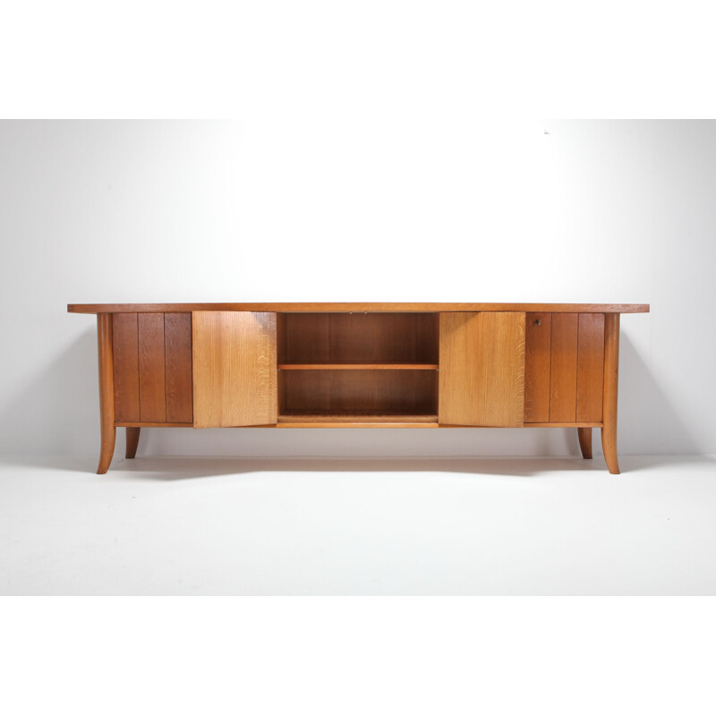 Vintage Robsjohn Gibbings Japanese oak credenza