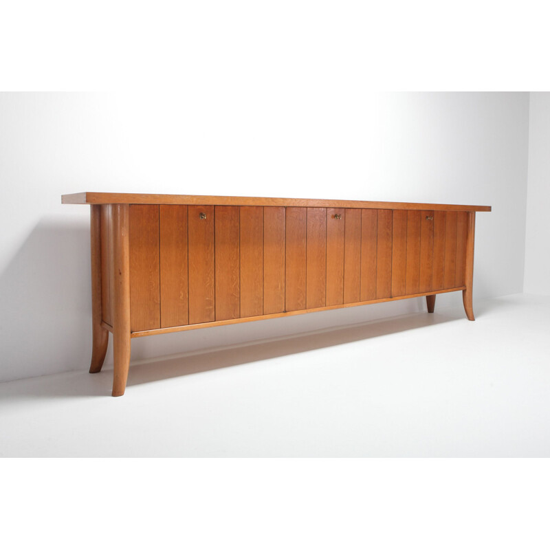 Vintage Robsjohn Gibbings Japanese oak credenza