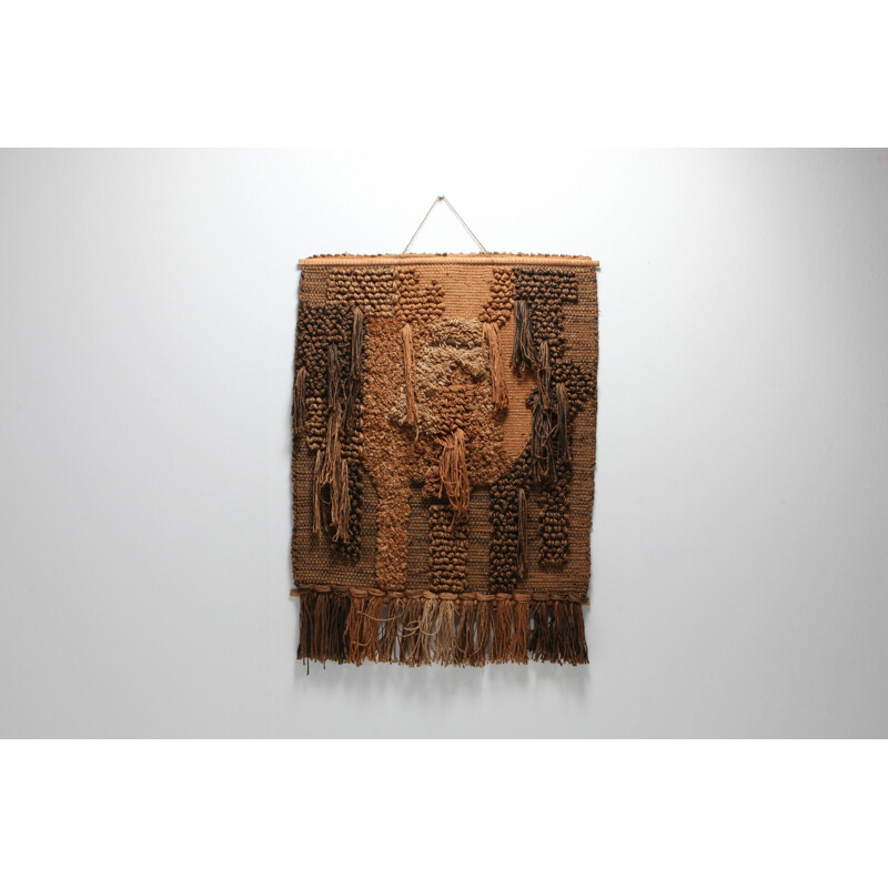 Vintage macrame wall tapestry by Tapta