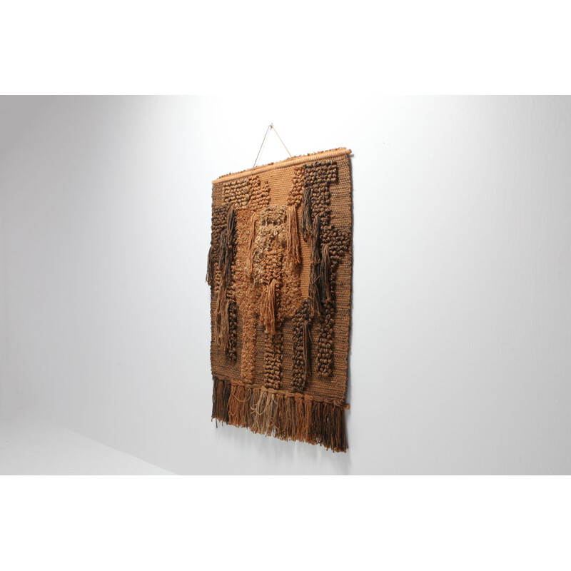 Vintage macrame wall tapestry by Tapta