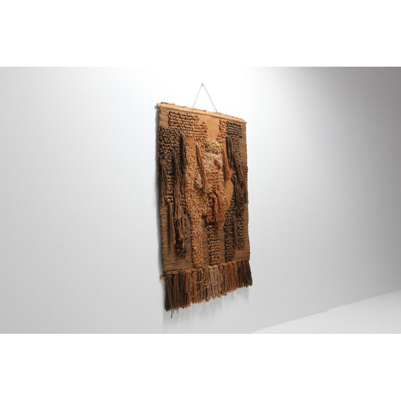 Vintage macrame wall tapestry by Tapta