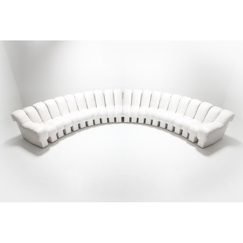 Vintage non stop Snake sectional sofa DS-600 by De Sede