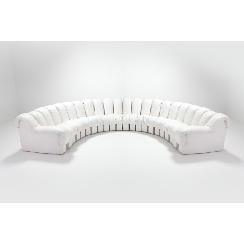 Vintage non stop Snake sectional sofa DS-600 by De Sede