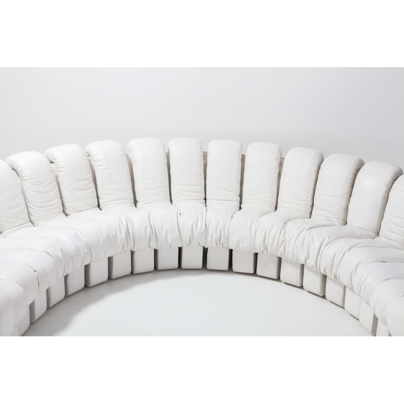 Vintage non stop Snake sectional sofa DS-600 by De Sede