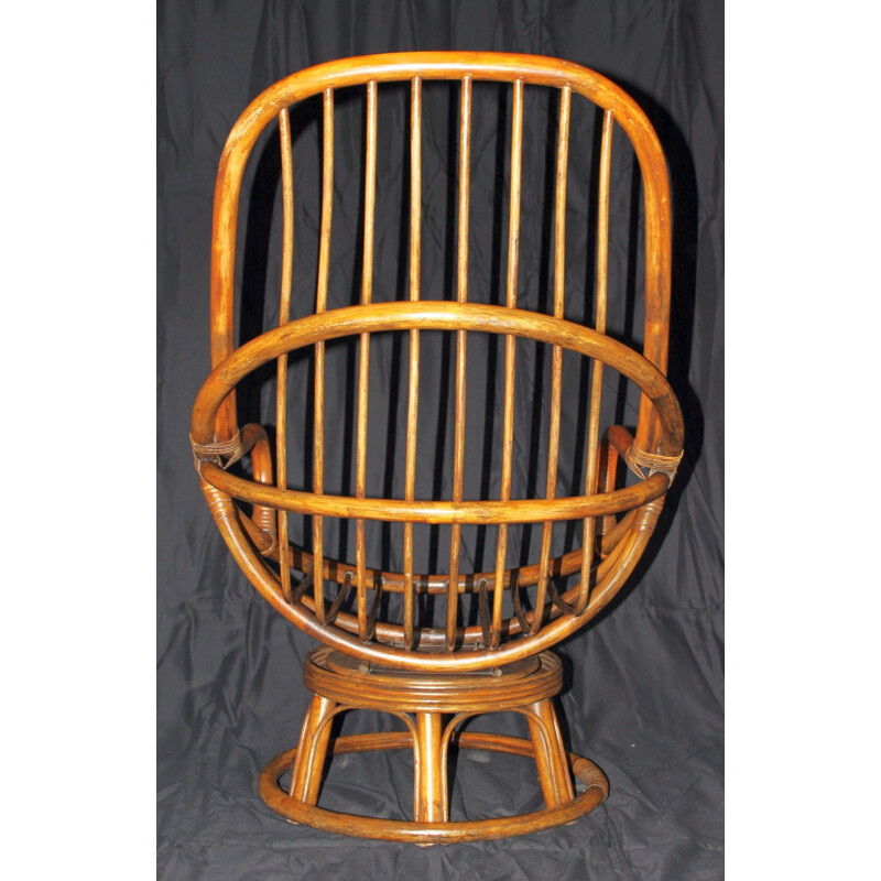 Vintage bamboo chair