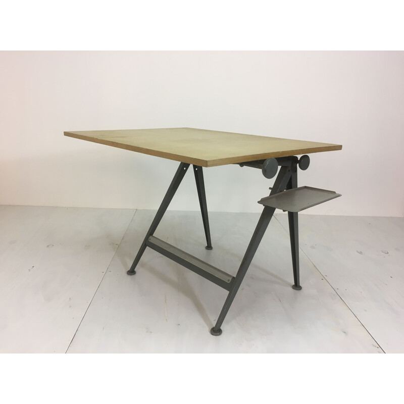 Vintage table by Wim Rietveld & Friso Kramer for Ahrend De Cirkel,1950