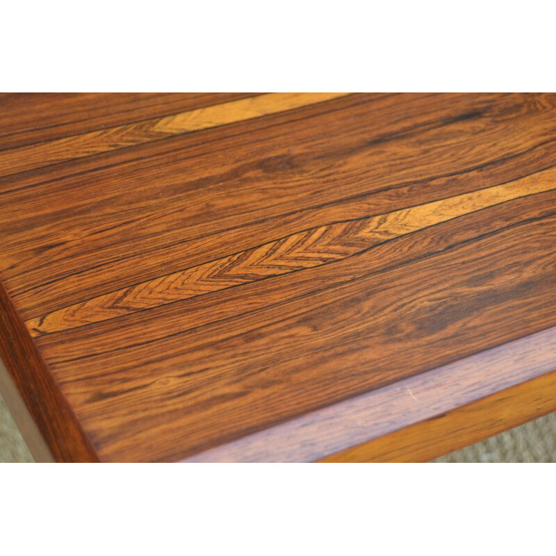 Vintage coffee table for CFC Silkeborg in rosewood 1960