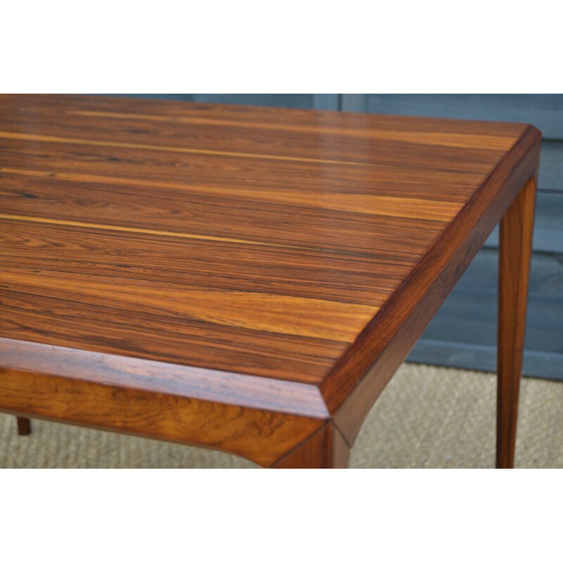 Vintage coffee table for CFC Silkeborg in rosewood 1960