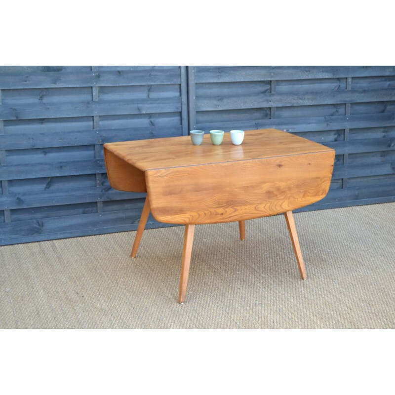 Vintage table for Ercol in elm and beech 1950