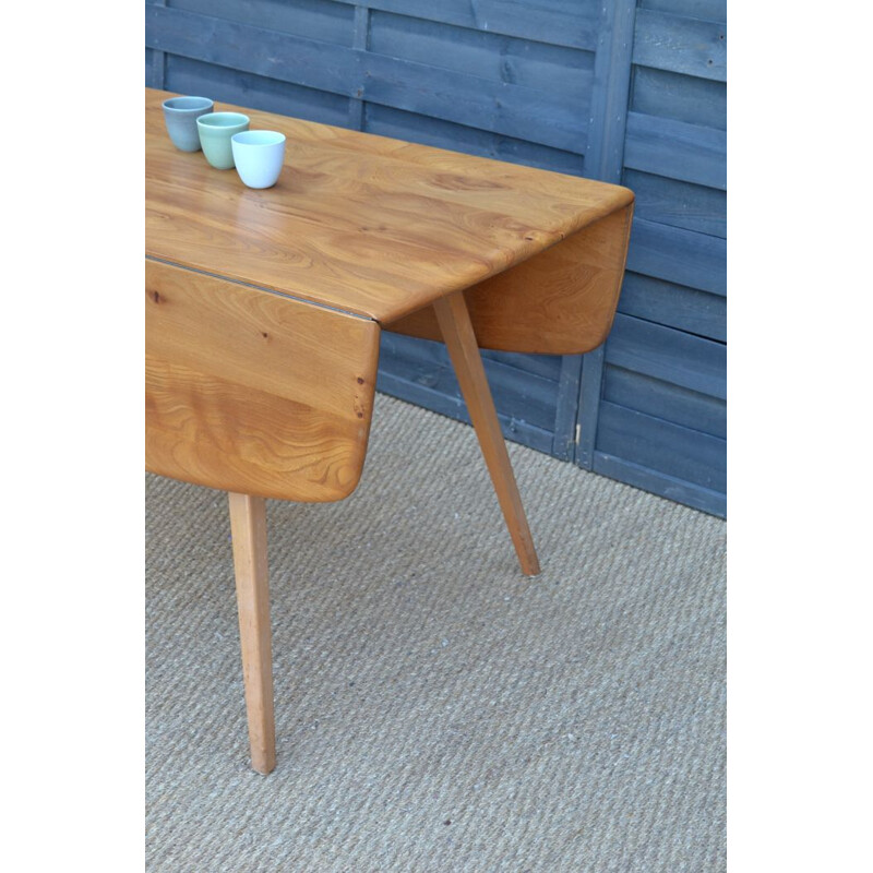 Vintage table for Ercol in elm and beech 1950