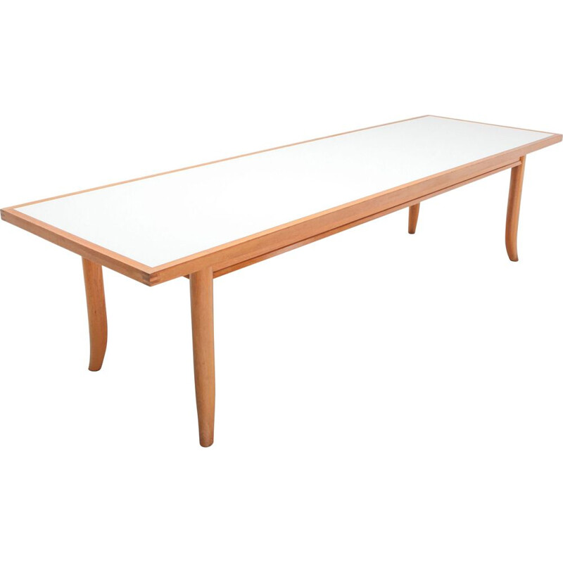 Table vintage en chêne américaine par Robsjohn Gibbings