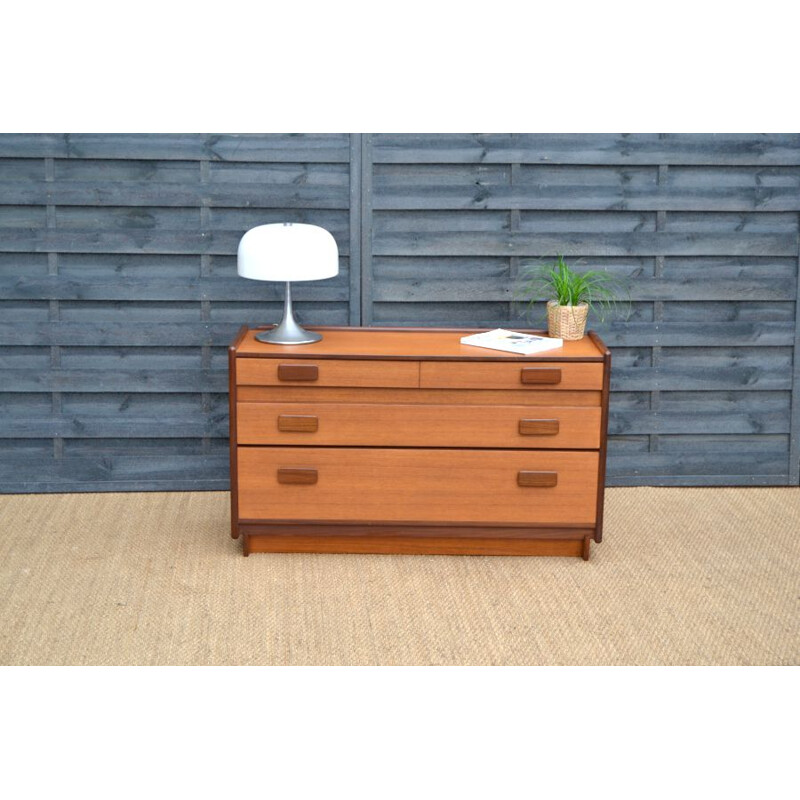 Vintage chest of drawers by White and Newton in teak 1960