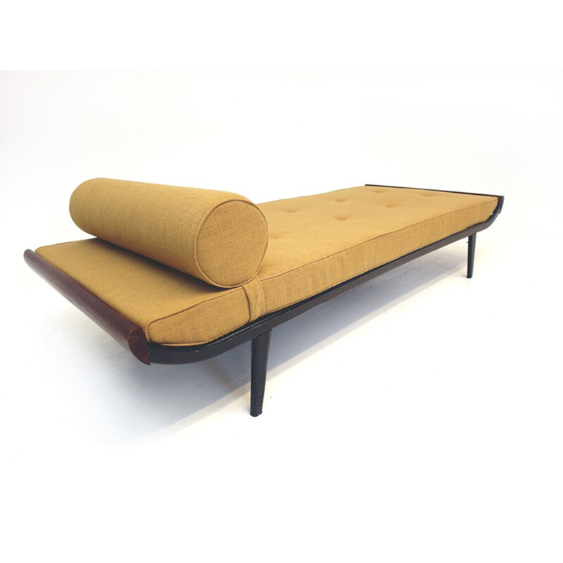 Cleopatra daybed in metal, teak and fabric, Dick CORDEMEIJER - 1954