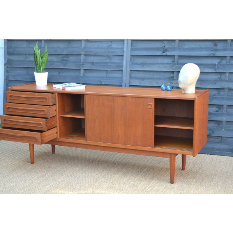 Vintage scandinavian sideboard by Andersen in teak 1960