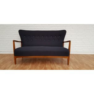 Vintage sofa set by Søren Hansen for Fritz Hansen, Denmark 1950s