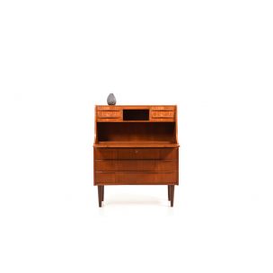 Vintage secretary in teak Scandinavian 1950s