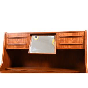 Vintage secretary in teak Scandinavian 1950s