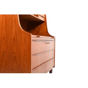 Vintage secretary in teak Scandinavian 1950s