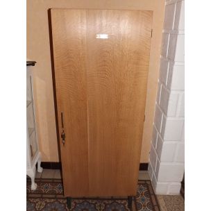 Vintage oak veneer cabinet