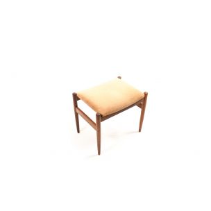 Vintage danish footstool in teak