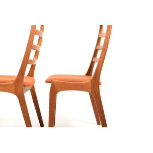 Set of 4 vintage Kai Kristiansen chairs in teak