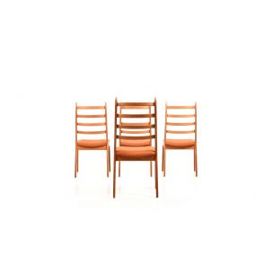 Set of 4 vintage Kai Kristiansen chairs in teak