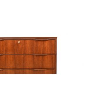 Vintage danish teak chest of drawers