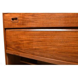 Vintage Danish shoe cabinet in teak