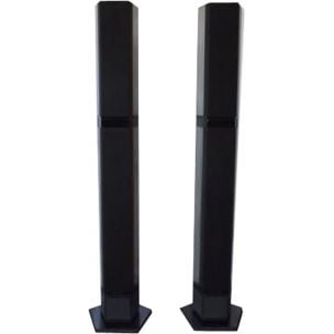 Pair of vintage speakers column bang and olufsen beolab type 6631, 1988 