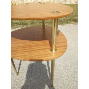 Table gigogne vintage Partroy par Pierre Cruège pour Formes