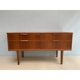 Vintage sideboard in teak by Frank Guille for Austinsuite London,1960