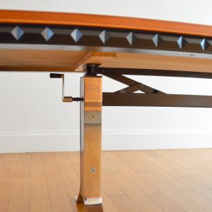 Vintage rosewood dining table, Scandinavian, 1960