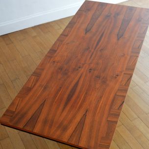 Vintage rosewood dining table, Scandinavian, 1960