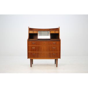 Vintage writing desk in teak Denmark 1960s