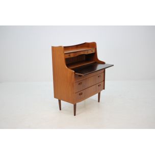 Vintage writing desk in teak Denmark 1960s