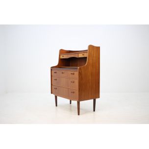 Vintage writing desk in teak Denmark 1960s