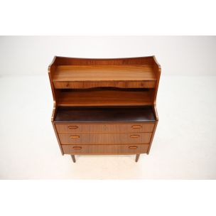 Vintage writing desk in teak Denmark 1960s