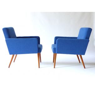 Paire de fauteuils Modèle 600-186 Polonais années 60