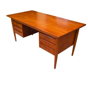 Vintage desk in teak by Gunnar Nielsen Tibergaard, Denmark 1960s