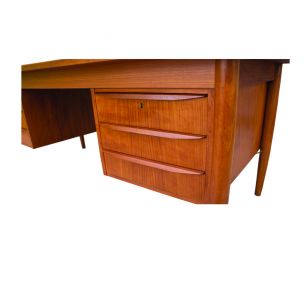 Vintage desk in teak by Gunnar Nielsen Tibergaard, Denmark 1960s