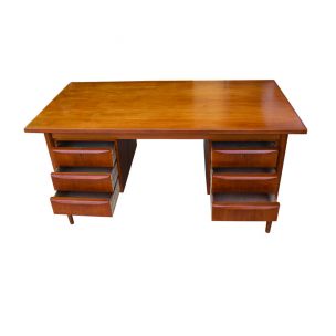 Vintage desk in teak by Gunnar Nielsen Tibergaard, Denmark 1960s