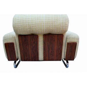 Vintage armchair in rosewood 1970s