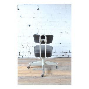 Vintage desk chair industrial France 1970s