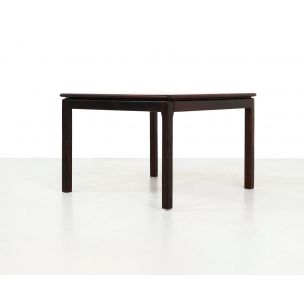 Square vintage rosewood side table by Bruksbo for Haug Snekkeri, Norway 1960